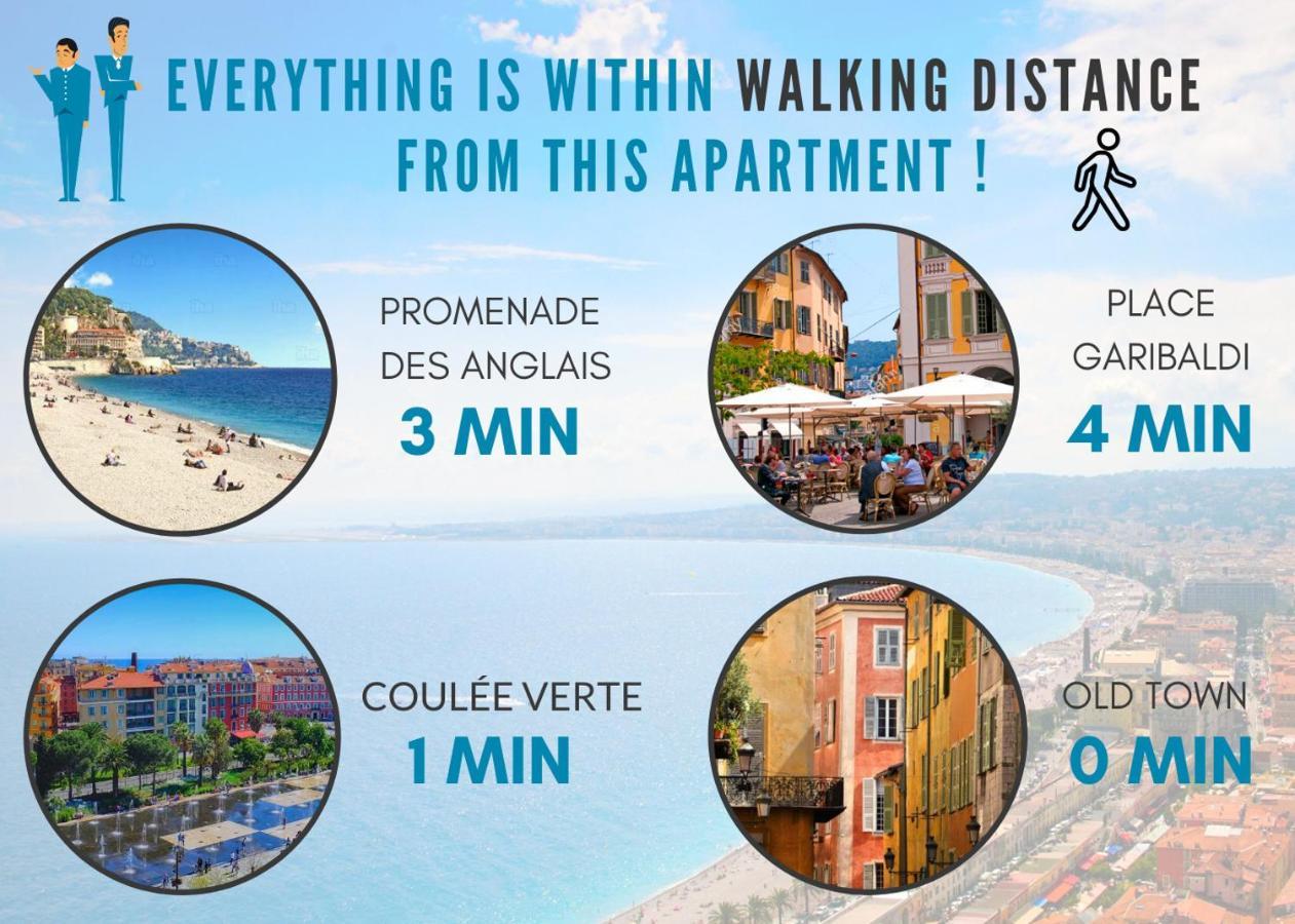 Nestor&Jeeves - Design Vieux Nice - Old Town - Close Sea المظهر الخارجي الصورة
